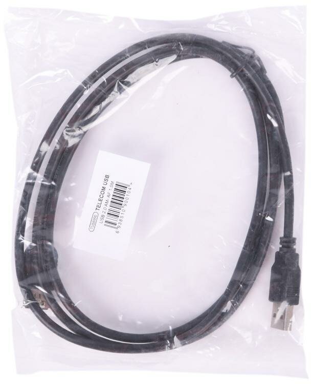Удлинитель Telecom USB - USB (TUS6990), 1.5 м, черный VCOM Telecom - фото №2
