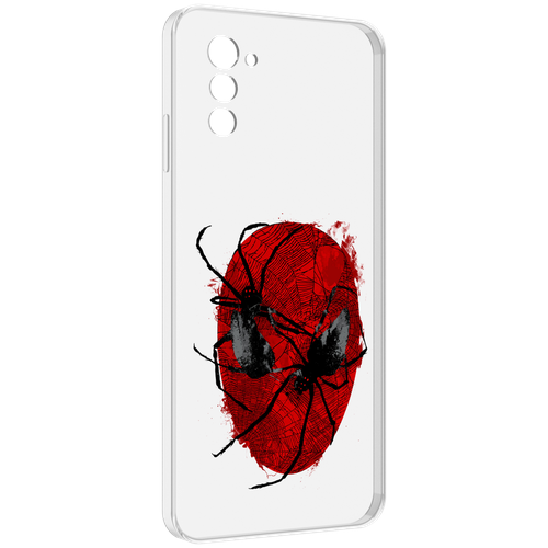 Чехол MyPads человек паук для UleFone Note 12 / Note 12P задняя-панель-накладка-бампер