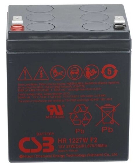 Аккумуляторная батарея для ИБП Csb HR1227W F2