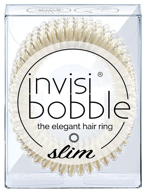 Invisibobble Резинка-браслет для волос Stay Gold, с подвесом, 3 шт (Invisibobble, ) - фото №2