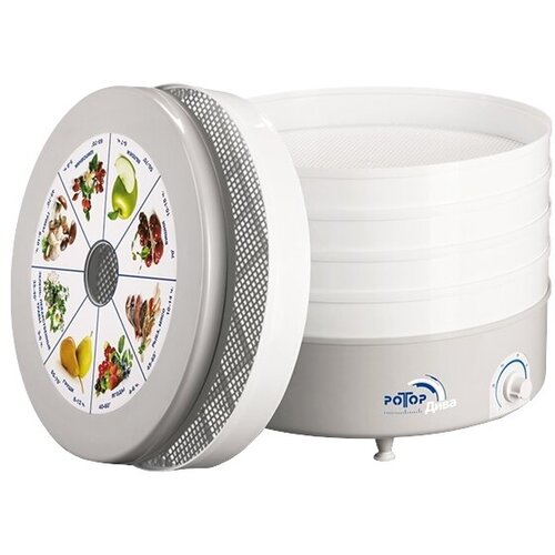 Сушилка для фруктов и овощей ротор дива СШ-007 007-06 белый 480000₽