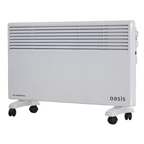 Обогреватель конвекторный электрический с термостатом Oasis LK-20 Мощность 2000 Вт 25 м2 2 режима конвектор Оазис