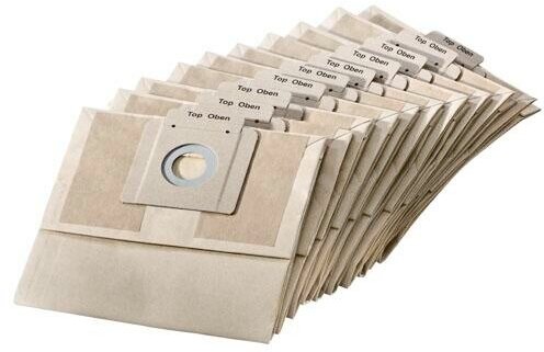Фильтр-мешки, 10 шт, бумажные для пылесосов серий BV 5/1 (10 шт.) Karcher