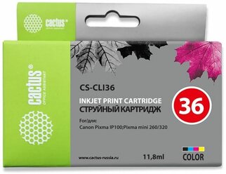 Картридж Cactus CS-CLI36, совместимый