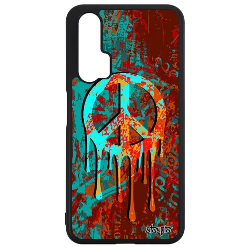 фото Чехол на мобильный honor 20, "peace and love" пацифизм мандала utaupia