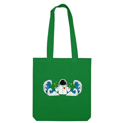 фото Сумка шоппер us basic, зеленый