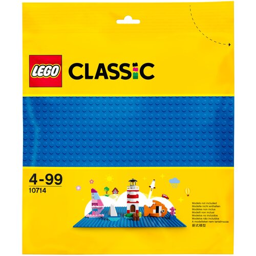 Конструктор Lego «Классика. Синяя базовая пластина» конструктор lego classic серая базовая пластина 32х32 шипа 6139364