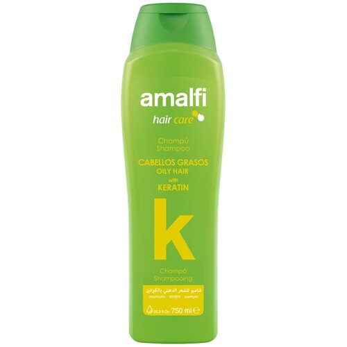 Amalfi шампунь Keratin для жирных волос, 750 мл