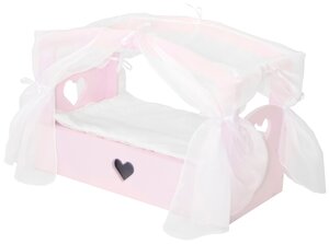 Кроватка с бельевым ящиком, цвет Мия Серия "Любимая кукла" PFD120-79