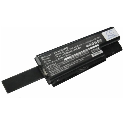 Аккумулятор для ноутбуков Acer Aspire 5315, E510, 5530, 5930, 5520, 5920, 5720, 5310, 6930, 7520, 6920, (AS07B31, AS07B51, AS07B41, AS07B42), 8800мАч аккумуляторная батарея anybatt 11 u4 1142 4400mah для acer extensa 7630g aspire 5720z aspire 7730z aspire 7738g aspire 5720zg aspire 7540 aspire 8530 aspire 5935g aspire 5739 aspire 7730 aspire 6935 extensa 7630ez aspire 8920