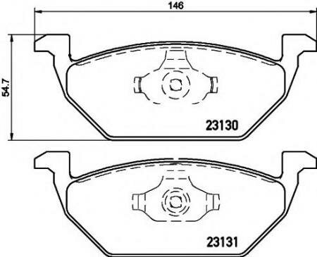 Колодки тормозные дисковые передн AUDI: A3 96-, SEAT: CORDOBA 02-, CORDOBA Vario 99-, CORDOBA хечбэк 99-02, IBIZA IV 02-, IBIZA V 08-, IBIZA V SPORT TEXTAR 2313001