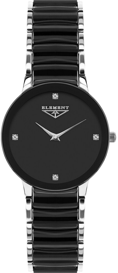 Наручные часы 33 element Basic 331901C, черный, серебряный