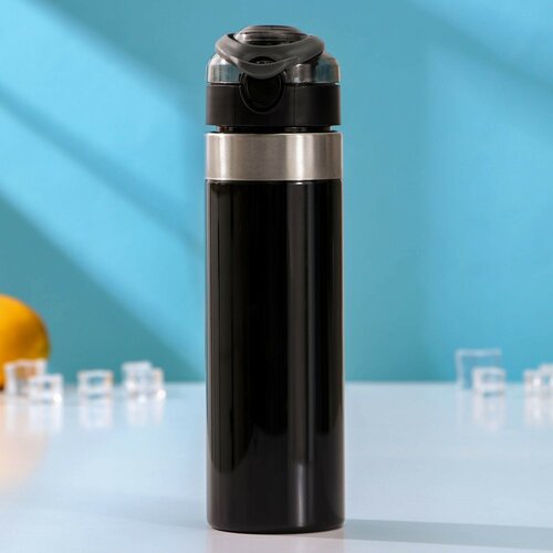 Бутылка «Строгость», 600 мл, 6,8×8,3×24,3 см, цвет чёрный