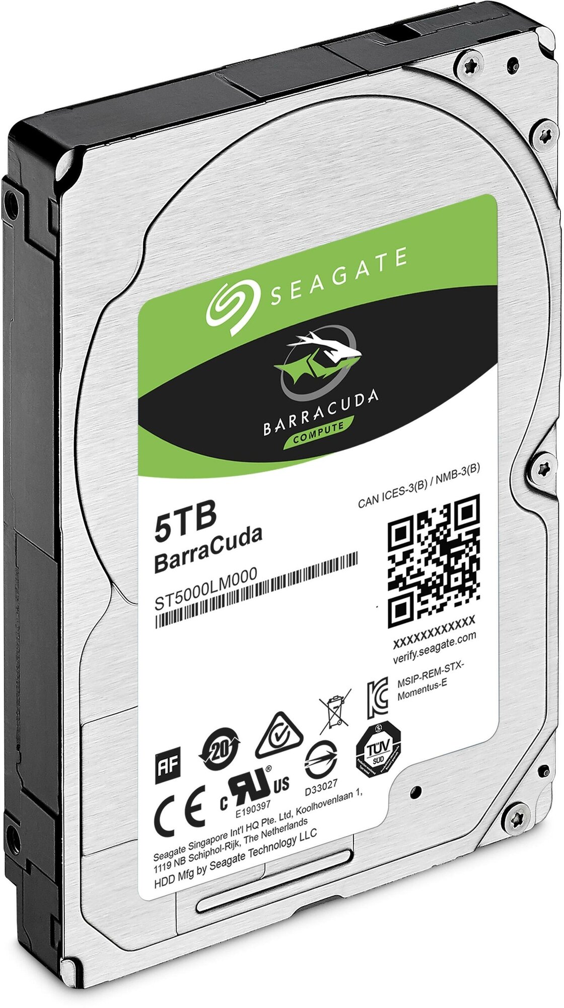 Жесткий диск SEAGATE Barracuda , 5Тб, HDD, SATA III, 2.5" - фото №3