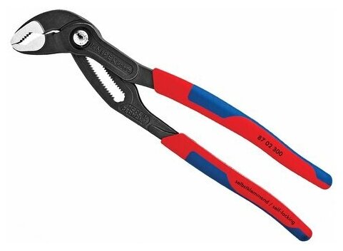 Сантехнические клещи Knipex 87 02 250 250 мм красный/синий - фотография № 7