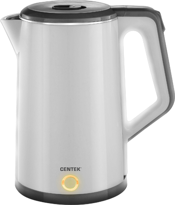 Чайник электрический, CENTEK CT-0024 Gray - 1800 Вт, 1,5л, с защитой от включения без воды