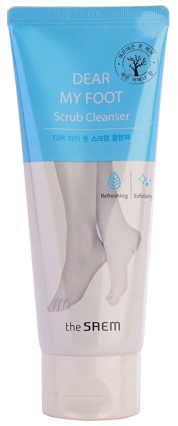 Пенка-скраб для ног The Saem Dear My Foot Scrub Cleanser