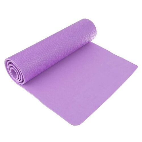 коврик sangh для йоги размер 183 х 61 х 0 7 см цвет фиолетовый Коврик Sangh Yoga mat, 183х61 см фиолетовый 0.7 см