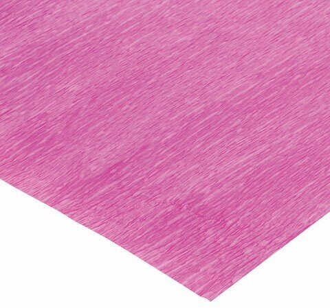 Бумага гофрированная/креповая, 32 г/м2, 50х250 см, розовая, в рулоне, BRAUBERG, 126532