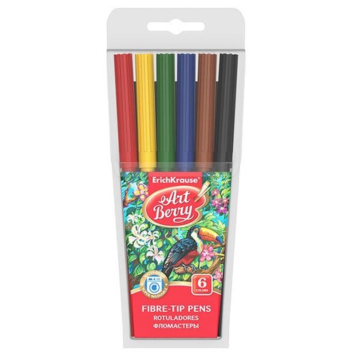 ArtBerry Набор фломастеров Super Washable (33049), ассорти, 6 шт.
