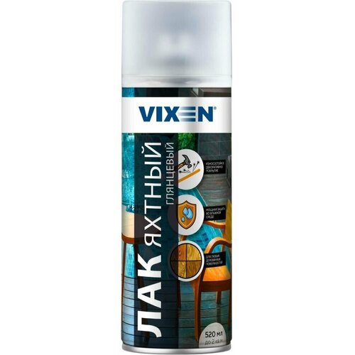 Яхтный лак Vixen VX24002 лак яхтный vixen глянцевый 520 мл