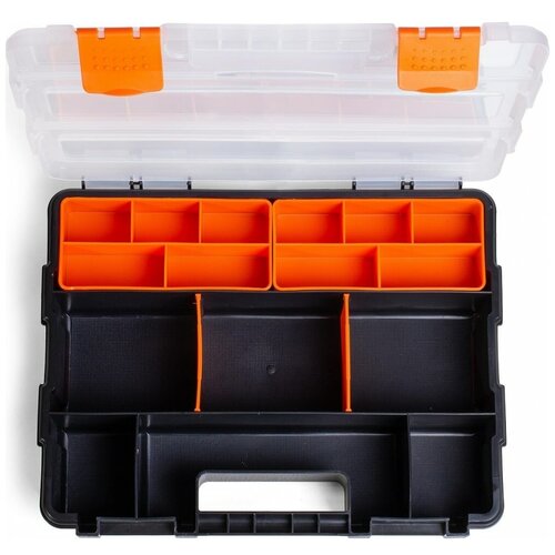 Кейс-органайзер КВТ К-06 9 отделений 2 модуля 81443 1019₽