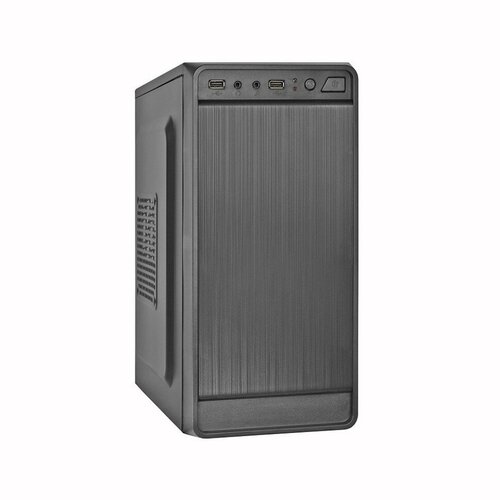 Exegate EX283123RUS Корпус Minitower ExeGate BAA-108 Black, mATX, , 2*USB, Audio корпус exegate ex283122rus minitower exegate baa 108 black matx без бп 2 usb audio ex283122ru