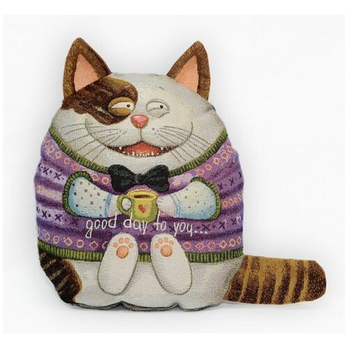 Подушка-игрушка Гобеленовая 30х35 Мурзик 1619₽