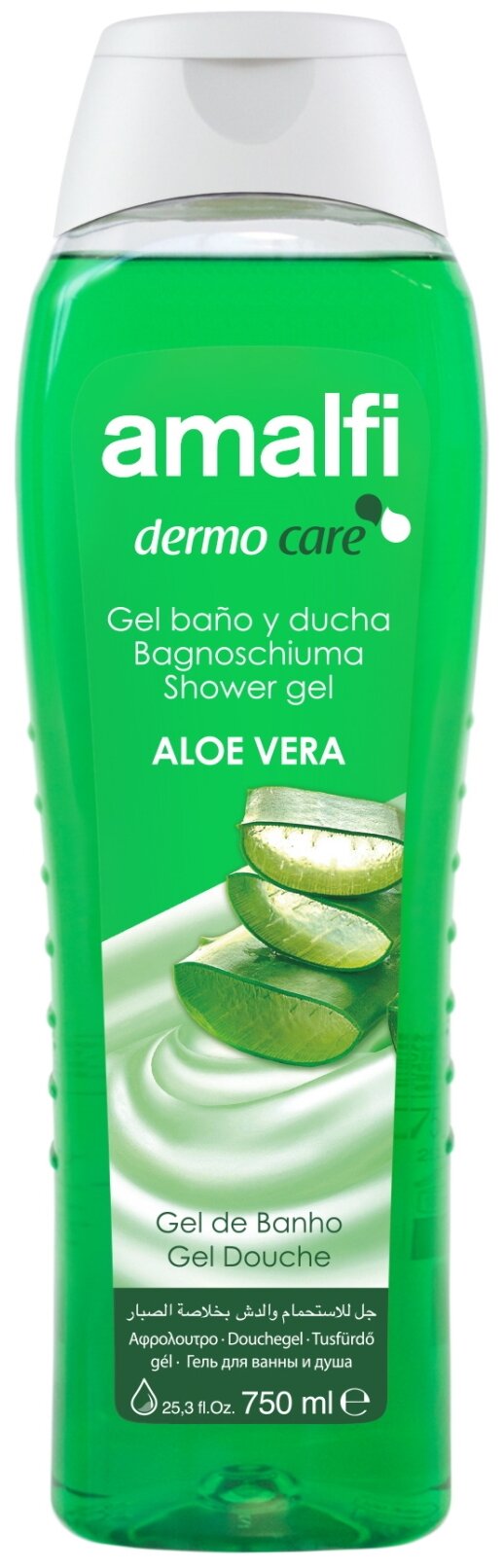 Гель для душа и ванны AMALFI aloe vera 750 мл