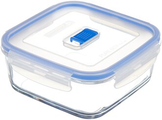 Luminarc контейнер Pure Box Active L8770/H7674, 18x18 см, прозрачный/синий