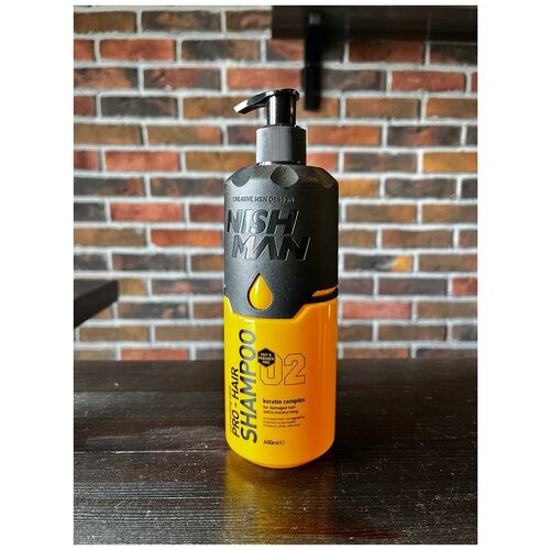 Шампунь без содержания соли для ухода за волосами Nishman 400мл 952₽