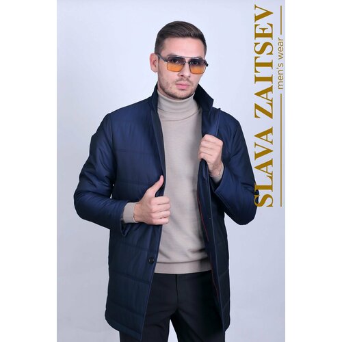 Мужская удлинённая куртка SLAVA ZAITSEV , (48), Синий