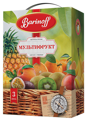 Напиток Barinoff Мультифрукт 3л