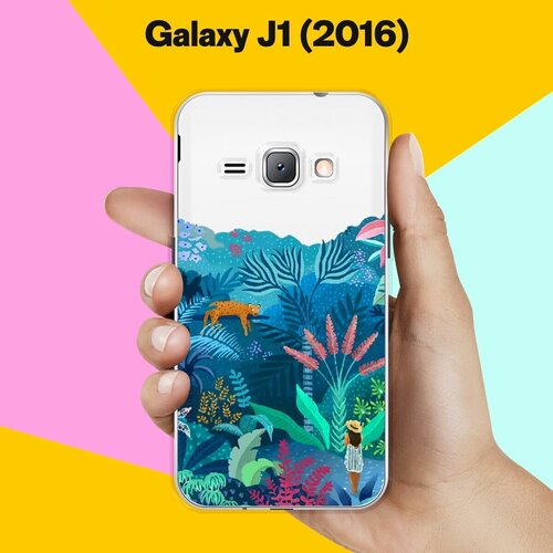 Силиконовый чехол на Samsung Galaxy J1 (2016) Цветы 20 / для Самсунг Галакси Джей 1 (2016)