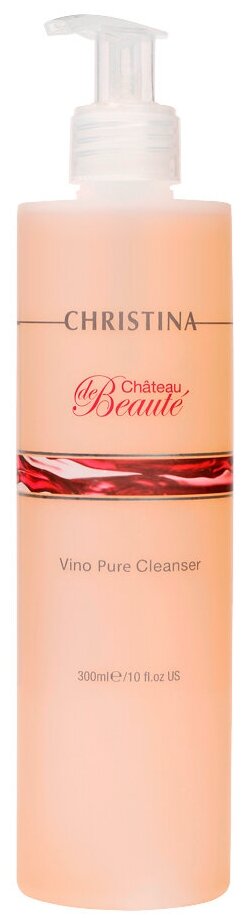 Christina гель очищающий на основе экстрактов винограда Vino Pure Cleanser Chateau de Beaute, 300 мл, 300 г