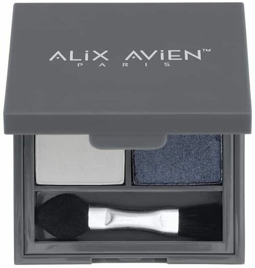 ALIX AVIEN Тени для век Duo (202 Blue Gray & Pearly Navy)