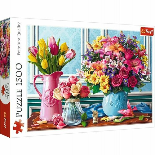 Пазл Цветы в вазах 1500 деталей в коробке 26157/TR26157 Trefl