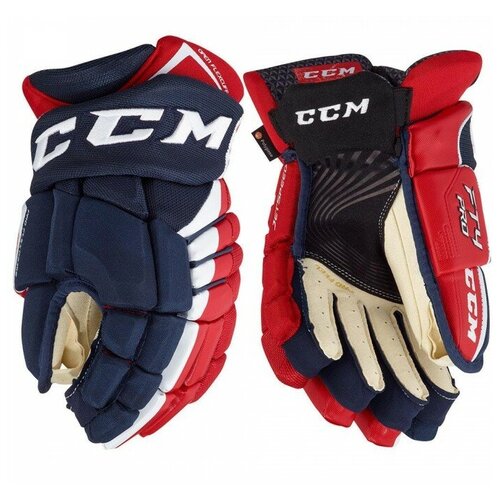 фото Перчатки игрока hg jetspeed ft4 pro gloves sr nv/rd/wh ccm