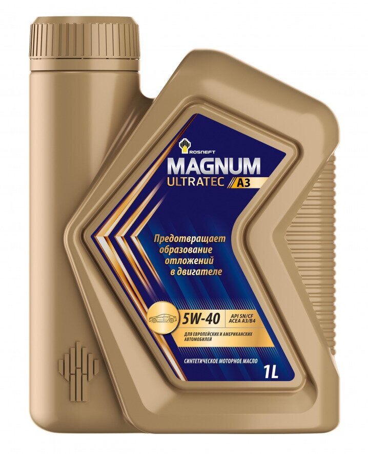 Моторное масло ROSNEFT Magnum Ultratec A3 5W-40, 1L