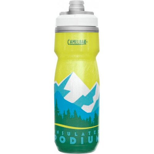 Фляга CamelBak Podium Chill Spring Summer LE, 620 мл, желтый/синий/зеленый