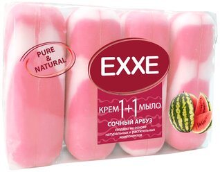 EXXE Мыло кусковое 1+1 Сочный арбуз, 360 г