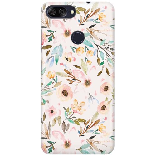 фото Re:pa накладка transparent для asus zenfone max plus (m1) zb570tl с принтом "розовая нежность"