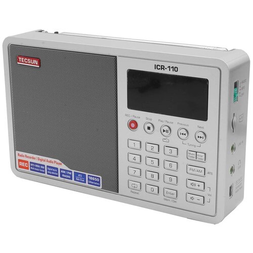 Радиоприемник Tecsun ICR-110 серый 297000₽