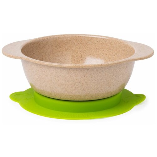 фото Детская миска 250 мл/ силиконовая подставка/ тарелка 14 см husk'sware