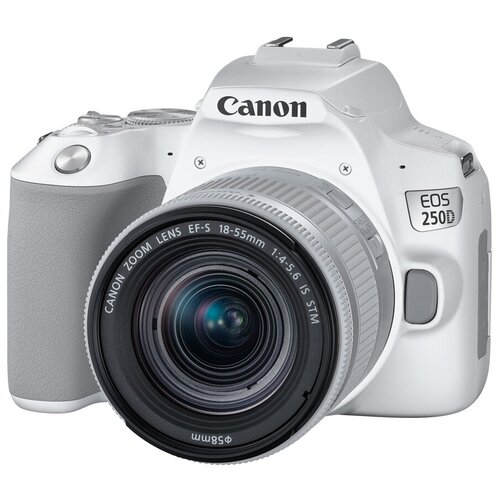 Фотоаппарат Canon EOS 250D Kit белый EF-S 18-55mm f/4-5.6 IS STM