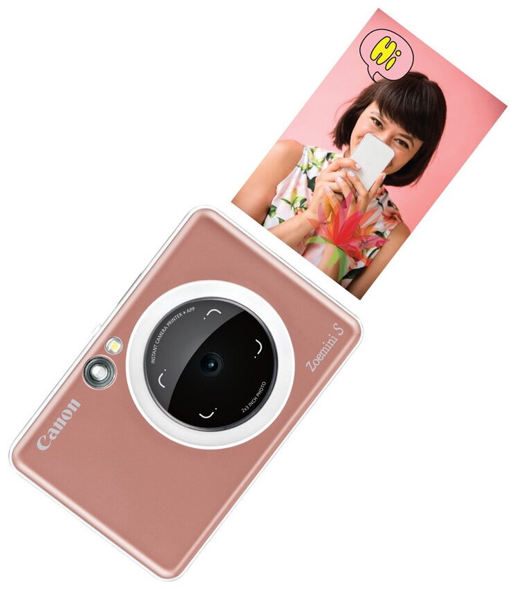 Фотоаппарат моментальной печати Canon Zoemini S, печать снимка 50x76 мм ...