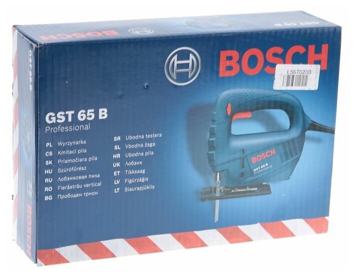 Лобзик Bosch GST 65 B (400 Вт) - фотография № 5