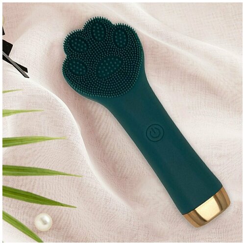 Щёточка для очищения лица кошачья лапка Силиконовая электрическая щётка для умывания Массажная щеточка 189000₽