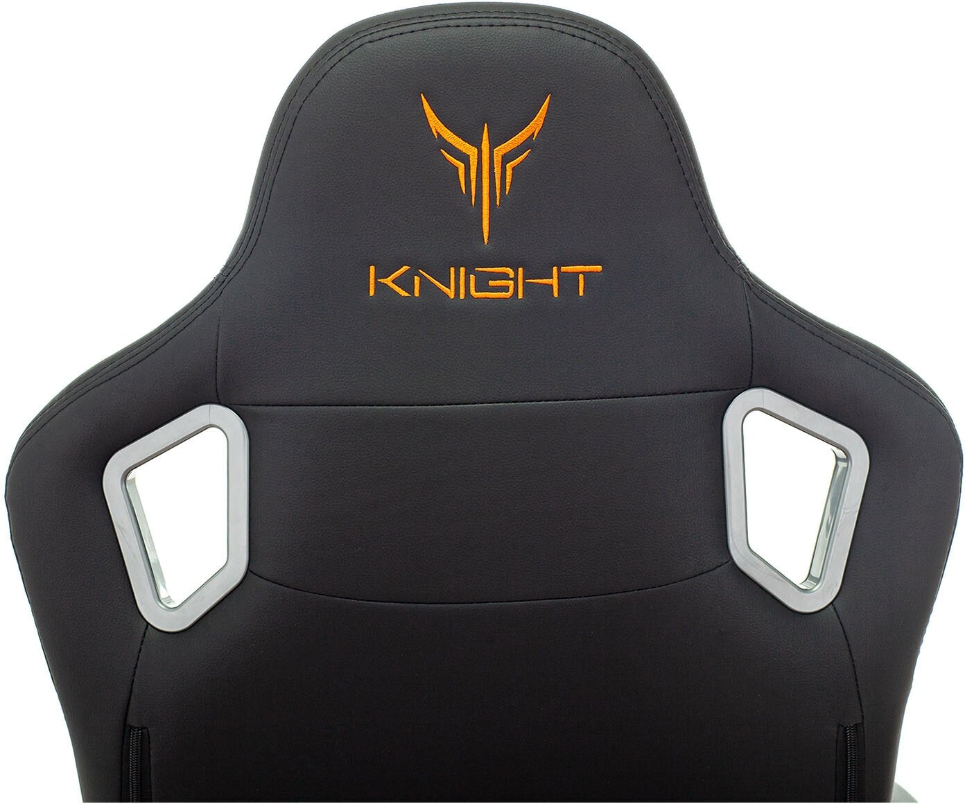 Кресло игровое Knight OUTRIDER черный ромбик эко.кожа с подголов. крестовина металл - фотография № 20
