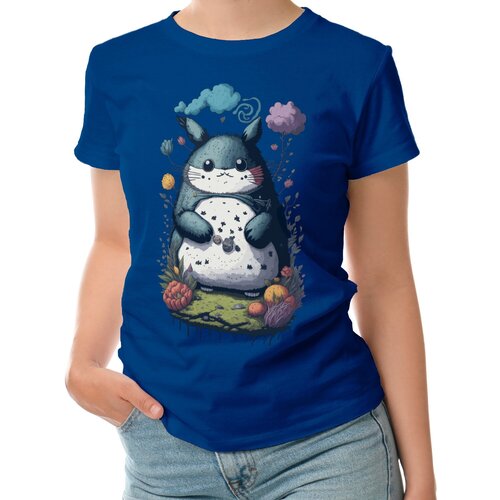 фото Футболка roly, размер l, синий